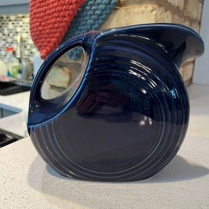 Fiestaware Cobalt Blue Pitcher Full Size